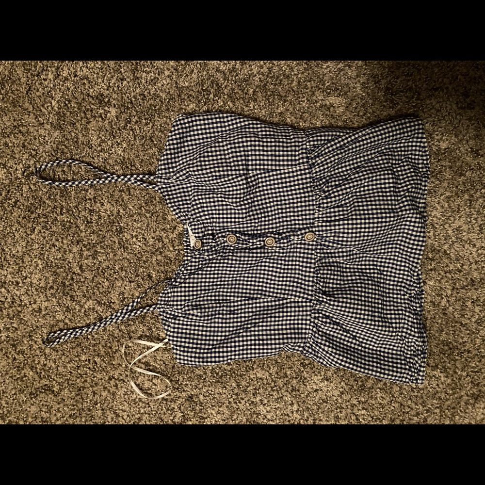 Plaid tank top